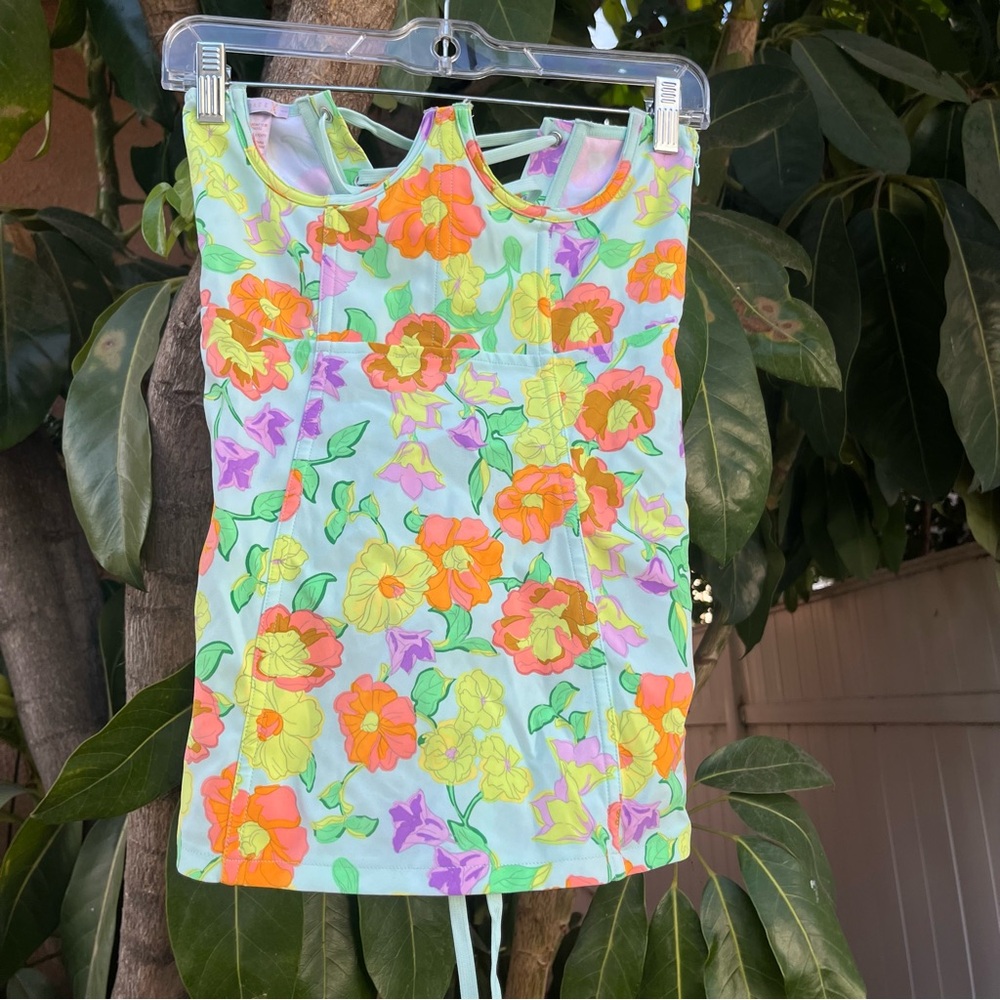 Savage X Fenty FREE SPIRIT FLORAL CUPLESS CORSET. - Picture 10 of 16